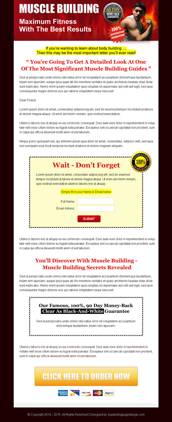 Sales Page Landing Page Design To Boost Your Product Sales