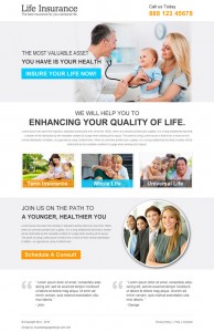 Best Optimized Life Insurance Landing Pages To Capture Leads Online