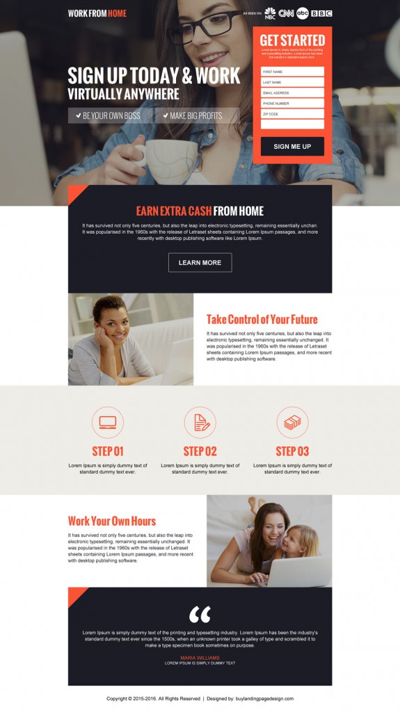 Best Converting And High Quality Landing Page Designs