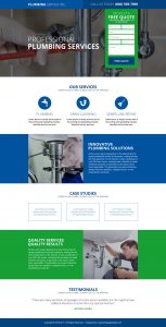 8 Target focused plumbing landing pages for better conversion