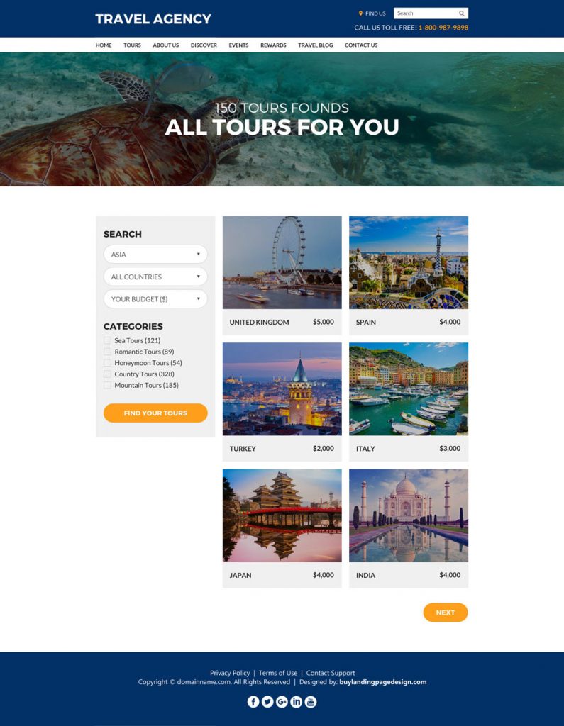 Travel Landing Page Design To Capture Lead And Boost Your Business