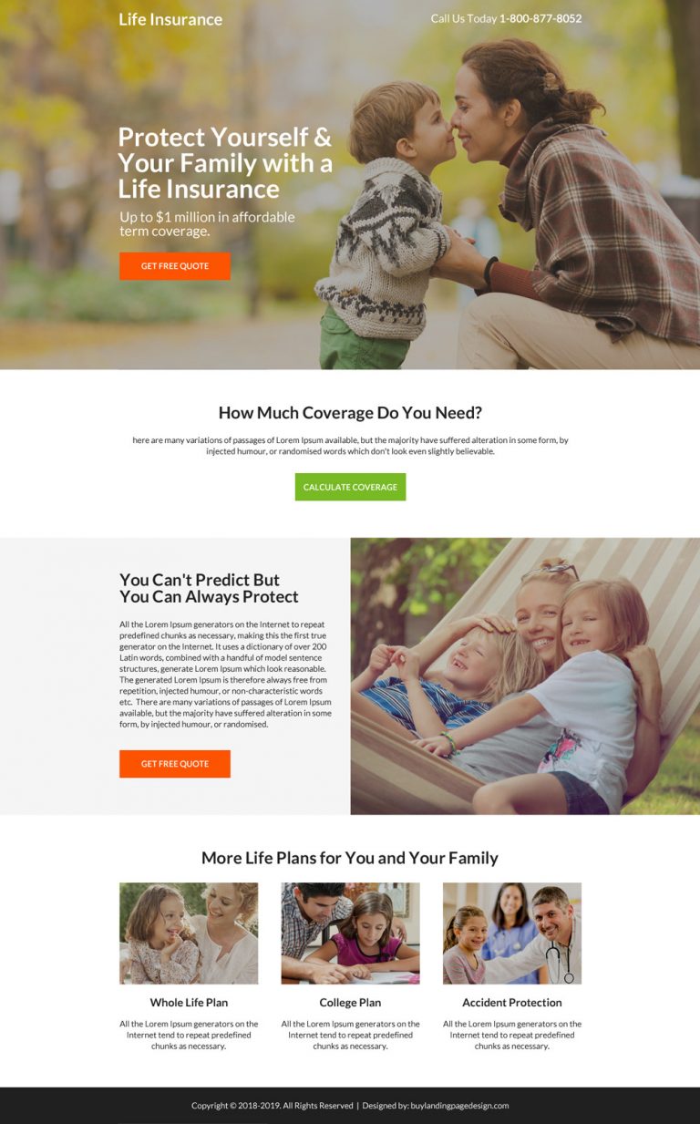 9 Best Life Insurance Landing Pages To Capture Quality Conversion