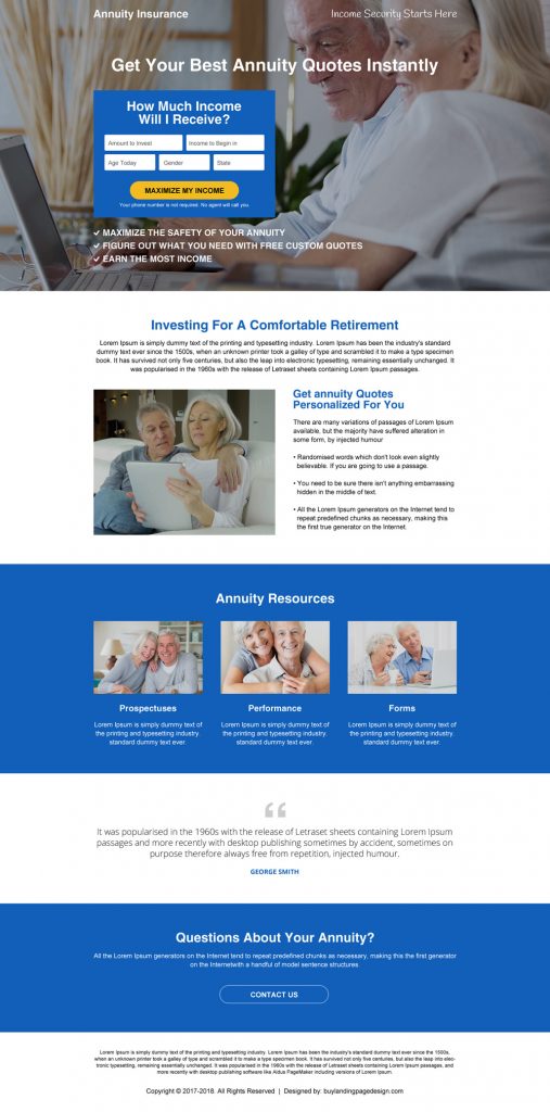 Want To Split Test Your Existing Retirement Planning Landing Page?