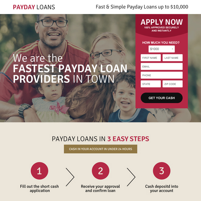 Money Lender Website Template