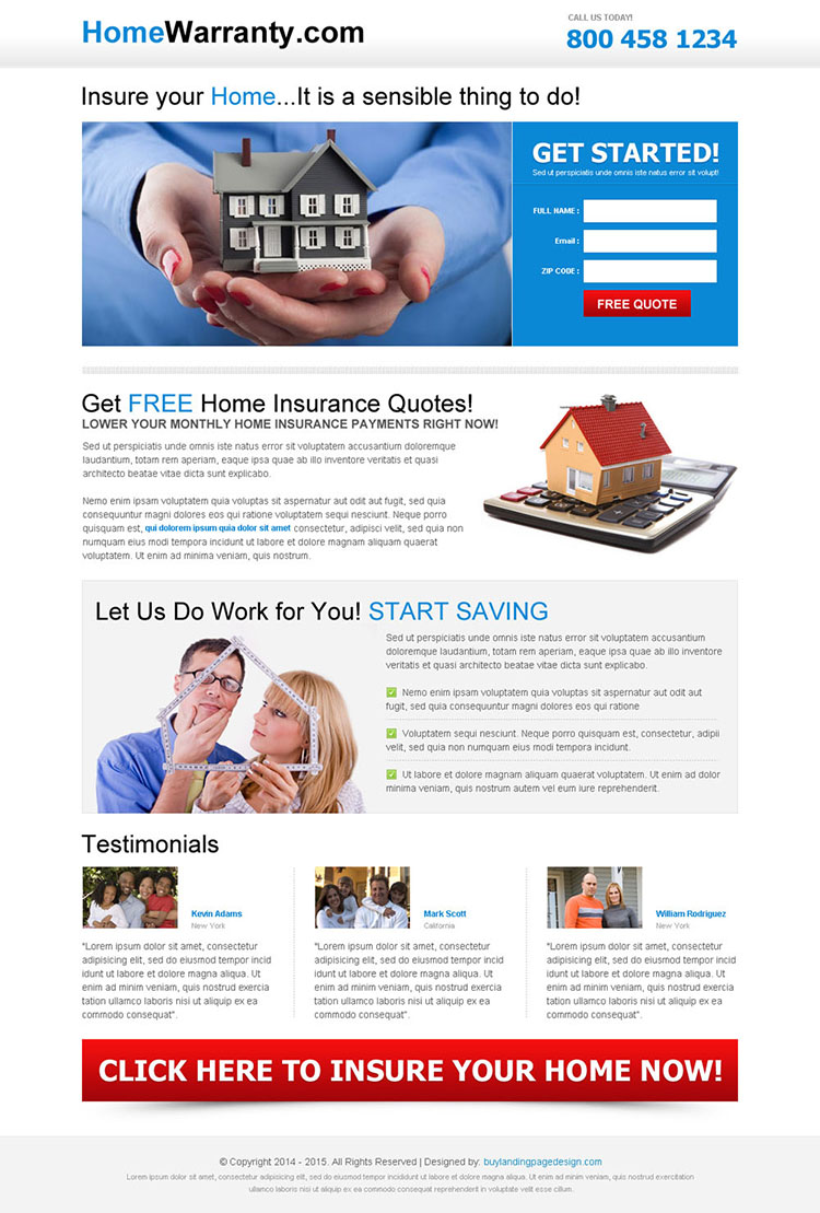 insure your home clean and minimal free home insurance quote