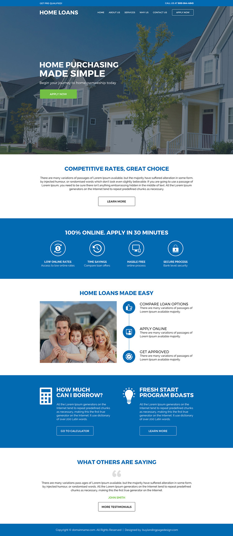 Home loan service html website design 002 Home Loan HTML Website 