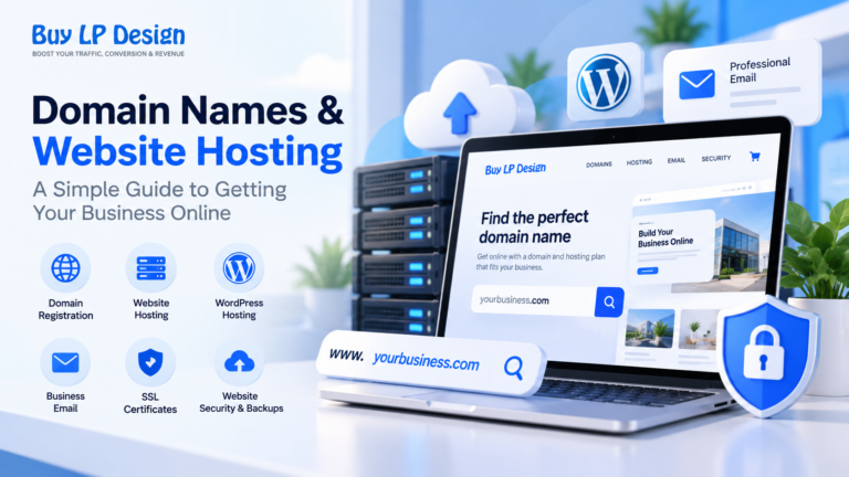 Domain names, website hosting and WordPress services for small businesses